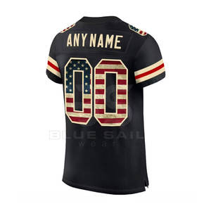 Camiseta de fútbol americano sublimada 2025, camiseta de fútbol americano con bordado totalmente personalizado - Product Image 3