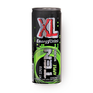 Boisson énergisante XL, saveur pomme, sans sucre, 10 calories, en vente - Product Image 2