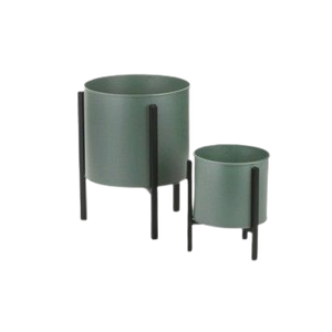 Pot de fleur décoratif pour la maison de couleur argentée avec support pour la décoration de fête dernière jardinière élégante classique - Product Image 4