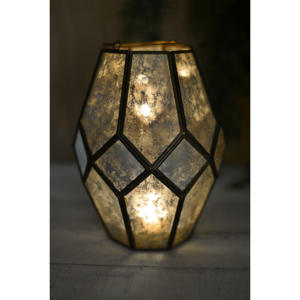 Nordic Geometric Gold Electroplated Iron Tea Light Holder Tall Votive Holder for Home Decor and Wedding Party Decoration - Product Image 5