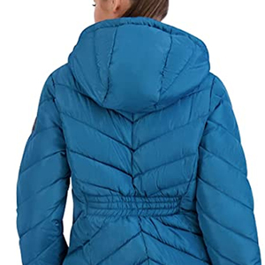 Chaqueta de Invierno Acolchada Larga de Alta Calidad al por Mayor OEM 2025, con Capucha, Forro de Algodón Transpirable, Personalizada para Mujer - Product Image 6