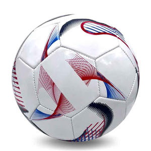 Ballon de football promotionnel en PVC de qualité supérieure, impression de logo personnalisée, sport, ballon de football pakistanais en cuir PU neuf, cuir PU personnalisé - Product Image 1