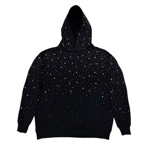 Sudaderas con Pedrería Brillante para Hombre, Sudadera Casual Elegante con Pedrería Brillante - Product Image 1