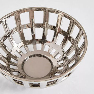 Tazón de fruta pulido con espejo de acero inoxidable Utensilios de cocina elegantes Vajilla elegante Tazón de comida Ideal para la decoración del hogar - Product Image 4