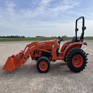 รถแทรกเตอร์ล้อเลื่อน KUBOTA L3902 พร้อมที่ตักด้านหน้า LA525 รถแทรกเตอร์และที่ตักรุ่น L3901 สีส้ม - Product Image 6