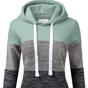Sweat-shirt à capuche épais pour femme, personnalisé, à manches longues, doux, chaud, confortable, de haute qualité, tricoté, vêtements de sport décontractés et polyvalents - Product Image 1