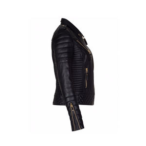 Nueva chaqueta de cuero para mujer, precio al por mayor, cortavientos transpirable, sudaderas con capucha de talla grande, sudaderas con capucha de diseño elegante - Product Image 5