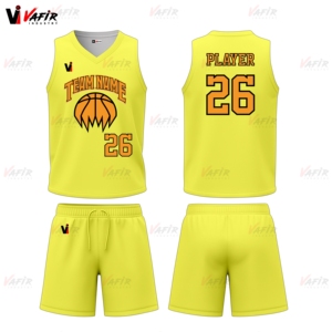 Maillot de basket-ball réversible 100% polyester imprimé personnalisable personnalisé respirant antibactérien entraînement à séchage rapide - Product Image 3