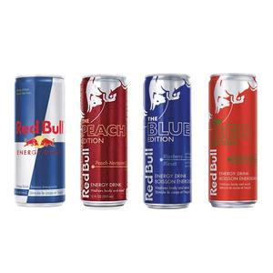 Bebida Energética Red Bull, Todas las Ediciones, Sabor a Frutas Mixtas, con Taurina y Cafeína, para el Trabajo y el Estudio, Entrega Rápida - Product Image 1