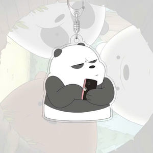 พวงกุญแจอะนิเมะรูปหมีสามตัวน่ารักแข็งแรงและมีเสน่ห์สำหรับทุกคน - Product Image 2