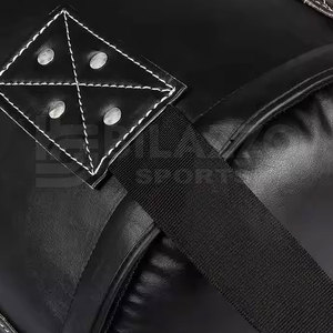 Saco de boxeo de cuero genuino de grado profesional | Tamaño personalizable y logotipo disponible - Product Image 5