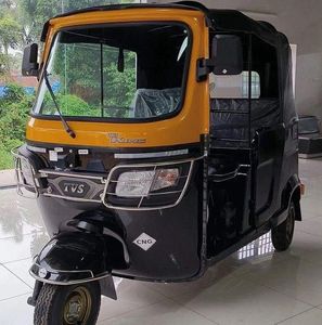 Tricycle électrique pour passagers 48V 501-800W, carrosserie ouverte, 3 places, acier, certifié DOT, noir avec auvent jaune - Product Image 3