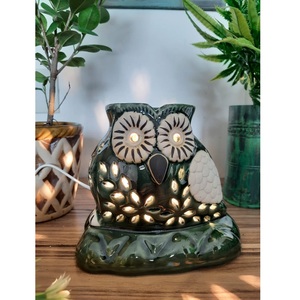 LUXURY MODERN CERAMIC ELECTRIC OWL OIL diffusore AROMA THERAPY SPA MOOD refresh