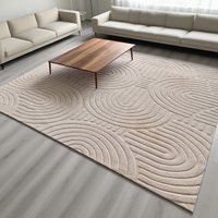 Tapis d'intérieur modernes en micro-jacquard, géométriques, de luxe, durables, à poils courts et longs, anti-déperdition, résistants aux taches, doux