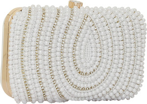 Trendy Seed Beads Embroidery Handcrafted <b>Clutch</b> <b>Bag</b> Intricate Design Artisanal Hand-stitched <b>Small</b> Bead <b>Bag</b> Pearl Detail for - Product Image 2