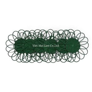Mantel Individual de Ratán Verde Hecho de Ratán Natural para Decoración de Mesa de Comedor e Interior del Hogar - Product Image 3