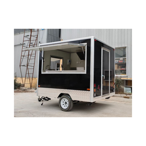 Carrito de Comida Móvil de Acero Inoxidable, Camión de Venta de Pizza, Catering Móvil - Product Image 4