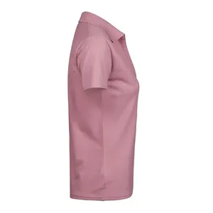 Polo Elástico de Lujo para Mujer con Cuello en V, Mercancía Sostenible para Promociones - Product Image 3