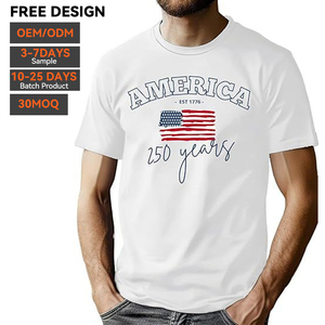 Custom <b>Logo</b> Graphic Print 220Gsm t-shirt 100% Cotton Oversized Blank Tees Streetwear Unisex High Quality Men T Shirt - Product Image 2