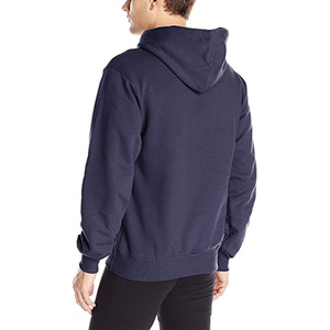 Fabricante directo de invierno media cremallera Sudadera con capucha para hombre etiqueta personalizada moda caliente ODM polar mejor calidad demanda del cliente sólido - Product Image 5