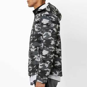 Chaqueta Softshell para Hombre 2026 con Cremallera Completa, Estampado de Parches, Logotipo, Cuello Alto, Fabricante OEM, Deportiva, Cortavientos, en Venta - Product Image 2