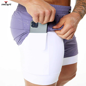 กางเกงขาสั้นออกกำลังกายตาข่ายดีไซน์ใหม่ - Product Image 2