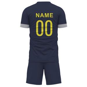 Uniforme de fútbol para hombre ajustado de tamaño adulto cómodo y transpirable/uniforme de fútbol para hombre de alta calidad 100% - Product Image 3