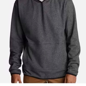 Sudadera con capucha y cremallera para hombre, cárdigans con estampado de abullonado y logotipo personalizado con cremallera de gran tamaño, sudaderas con capucha de lana unisex - Product Image 6