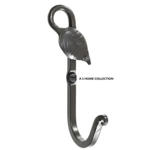 Crochets muraux en métal de designer durables avec un style artisanal pour un rangement élégant et l'organisation de la pièce à la maison - Product Image 5