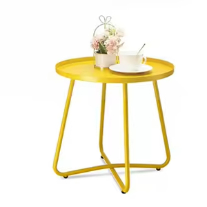 Meubles de restaurant de vente d'usine Ensemble de table d'extrémité en deux pièces fini brillant fait à la main pour la maison et l'hôtel pour les tables basses de salle à manger - Product Image 3