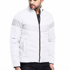Best Quality Men's On-Trend Winter Puffer Jacket Lightweight Long Sleeves Customizable Stand Collar New Fashion Design-for Bulk - Product Image 3