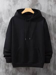 Sweat à capuche pour homme d'hiver, anti-rides, écologique, séchage rapide, en tissu tricoté doux en coton et élasthanne, logo personnalisable, BD de confiance - Product Image 5