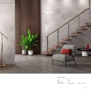 Carreaux de porcelaine vitrifiés indiens modernes 1200x2400mm Accents grand format antidérapants pour usage architectural intérieur Mur de sol - Product Image 1