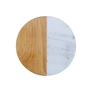 Handmade Wholesale Modern Round <b>Ceramic</b> <b>Coasters</b> Eco-Friendly Decorative White and Black - Product Image 1