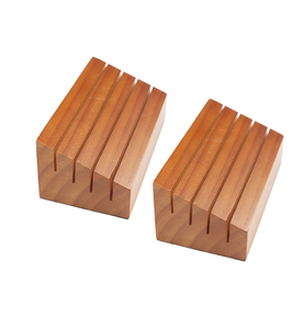 Elegantes tarjeteros vintage modernos y de madera hechos a mano, tamaño personalizado y con producto de venta, producto de alta calidad - Product Image 3