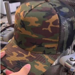 Vintage Camo Printing Distressed Cotton <b>Dad</b> <b>Hat</b> Baseball Cap - Product Image 4