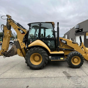 Retroexcavadora Caterpillar 420F usada, tracción a las RUEDAS 4x4, caja de cambios con cojinete de carga nominal de 200 toneladas, construcción de Motor hidráulico Moog - Product Image 1