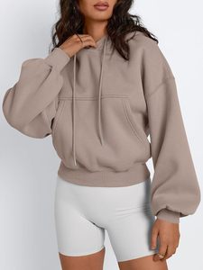 Sudadera Corta Informal Personalizada para Mujer, 100% Algodón Jersey/Felpa, Mangas Caídas, Transpirable, Resistente al Viento, Ecológica - Product Image 3