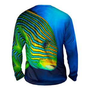 Customized Sublimation Tournament Fishing <b>Shirts</b> Sun Protection Fishing Wear Fishing Jersey for <b>Men's</b> UPF 50+ UV Protection - Product Image 6