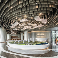 Lustre moderne de luxe en cristal, hauteur réglable, longue suspension LED, grandes lampes suspendues pour hôtels, bureaux, halls d'entrée, restaurants
