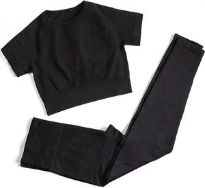 Tops de Fitness de cintura alta, conjunto de retraso de calidad para mujeres, gimnasio, Fitness, Yoga, entrenamiento, conjunto de Yoga para mujeres, venta al por mayor - Product Image 6