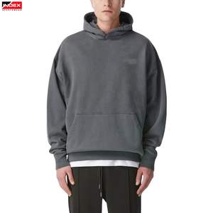 Sudadera con Capucha para Hombre, Lavado Ácido, con Logotipo Personalizado Directo de Fábrica, Tela Premium, Corte Holgado - Product Image 1