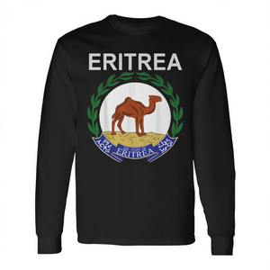 Camiseta de manga larga con emblema de identidad cultural de Eritrea - Product Image 2