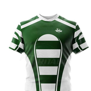 Meilleures ventes Ensembles de maillots de rugby confortables, respirants et à séchage rapide Haute qualité 100% polyester Manches courtes personnalisables - Product Image 4