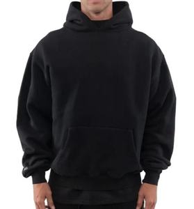 Calidad Premium Mens Heavy-Duty Retro 500Gsm Pullover Sweater 100% Algodón Oversized Winter Custom Mens Hoodie Pakistán. - Product Image 6