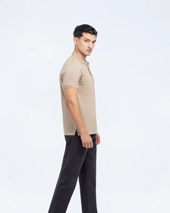 Camisetas Polo Casuales de Algodón Mercerizado, Logotipo Personalizado, Camisetas Polo al por Mayor para Hombre, Camisetas con Logotipo Personalizado OEM para Hombre, Color Sólido, Golf - Product Image 4