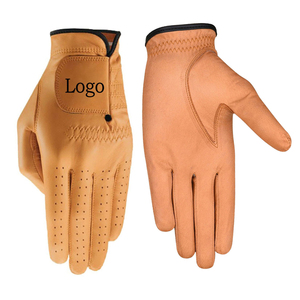 2024 Guantes de golf de cuero Cabretta Logotipo personalizado Transpirable y suave para mano derecha Comodidad deportiva a todo color para todo tipo de clima - Product Image 4