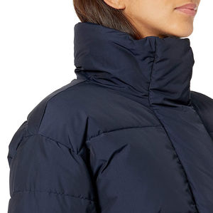 Chaqueta acolchada de invierno de diseñador para mujer, cuello levantado personalizado, capucha transpirable, tela de lona de moda tejida, venta al por mayor procesada - Product Image 6