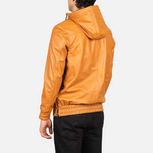 Veste d'hiver pour hommes Top Design avec col montant manches longues 100% cuir de haute qualité personnalisable prix raisonnable - Product Image 5
