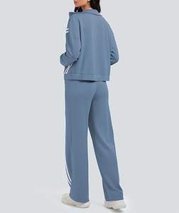 Conjuntos Cortos de 2 Piezas para Mujer, Trajes Deportivos Casuales, Conjuntos Deportivos de Manga Corta para Mujer, Ideales para Correr - Product Image 5